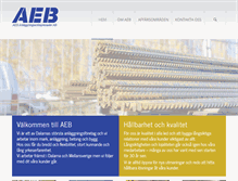 Tablet Screenshot of aeb.se